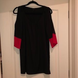 Glam cold shoulder dress